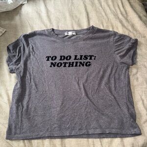 Sub_Urban Riot Gray Graphic Tee - "To Do List: Nothing"